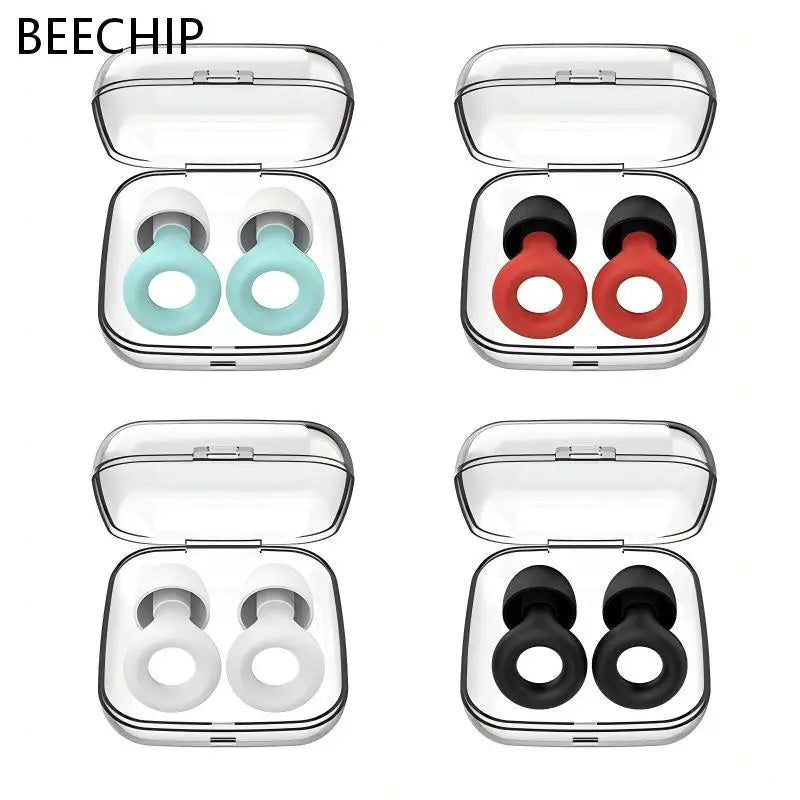 BEECHIP Anti-noise Sleep Soundproof Earplugs Swimming Earplugs Anti-noise Anti-slip Sleep Earplugs Surfing - PrimeNest