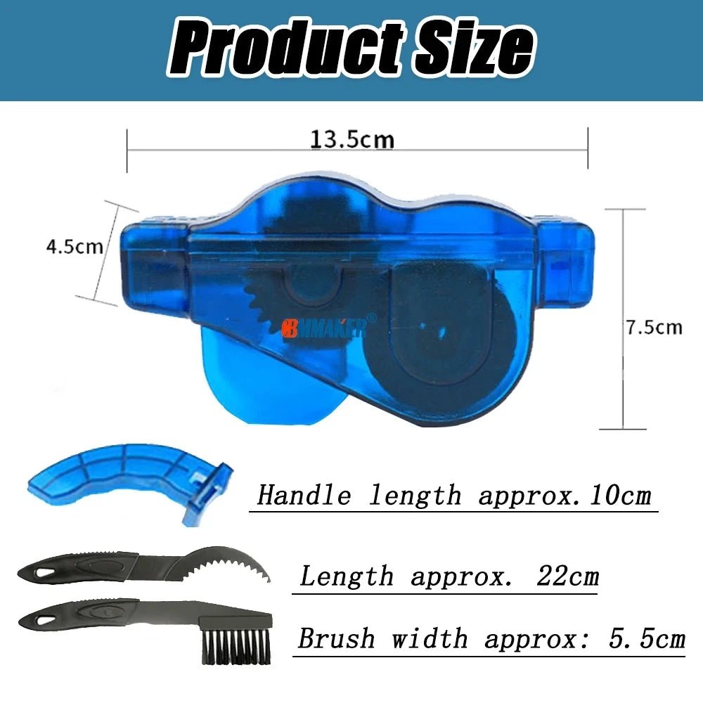 Bicycle Chain Cleaner Cycling Cleaning Kit Bike Wash Tool Set Bike Protection Oil Portable Outdoor Mountain Bicycle Repair Tools - PrimeNest