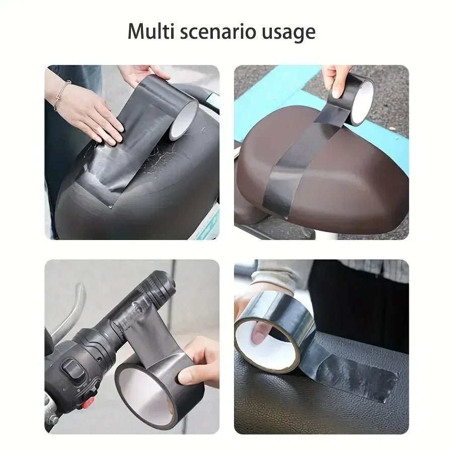 Black Cloth-based Tape for Leather Repair - Wear-resistant, Suitable for Cushion, Seat Sofa Leak & Damage Repair - PrimeNest