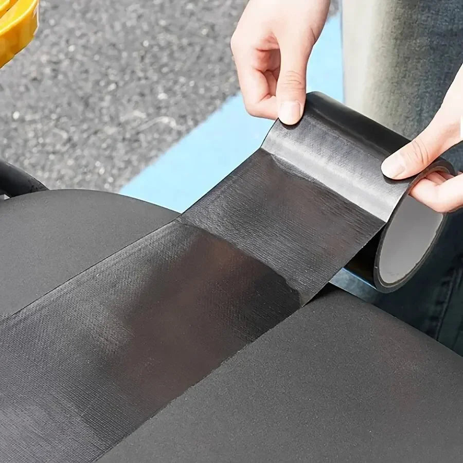 Black Cloth-based Tape for Leather Repair - Wear-resistant, Suitable for Cushion, Seat Sofa Leak & Damage Repair - PrimeNest