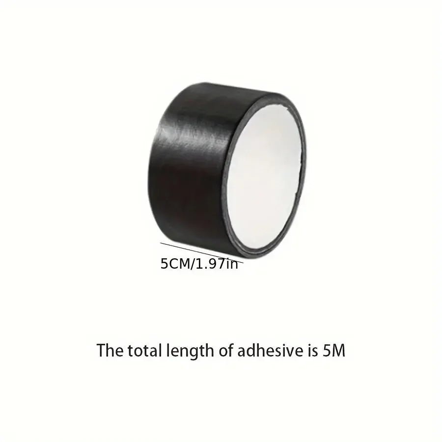 Black Cloth-based Tape for Leather Repair - Wear-resistant, Suitable for Cushion, Seat Sofa Leak & Damage Repair - PrimeNest