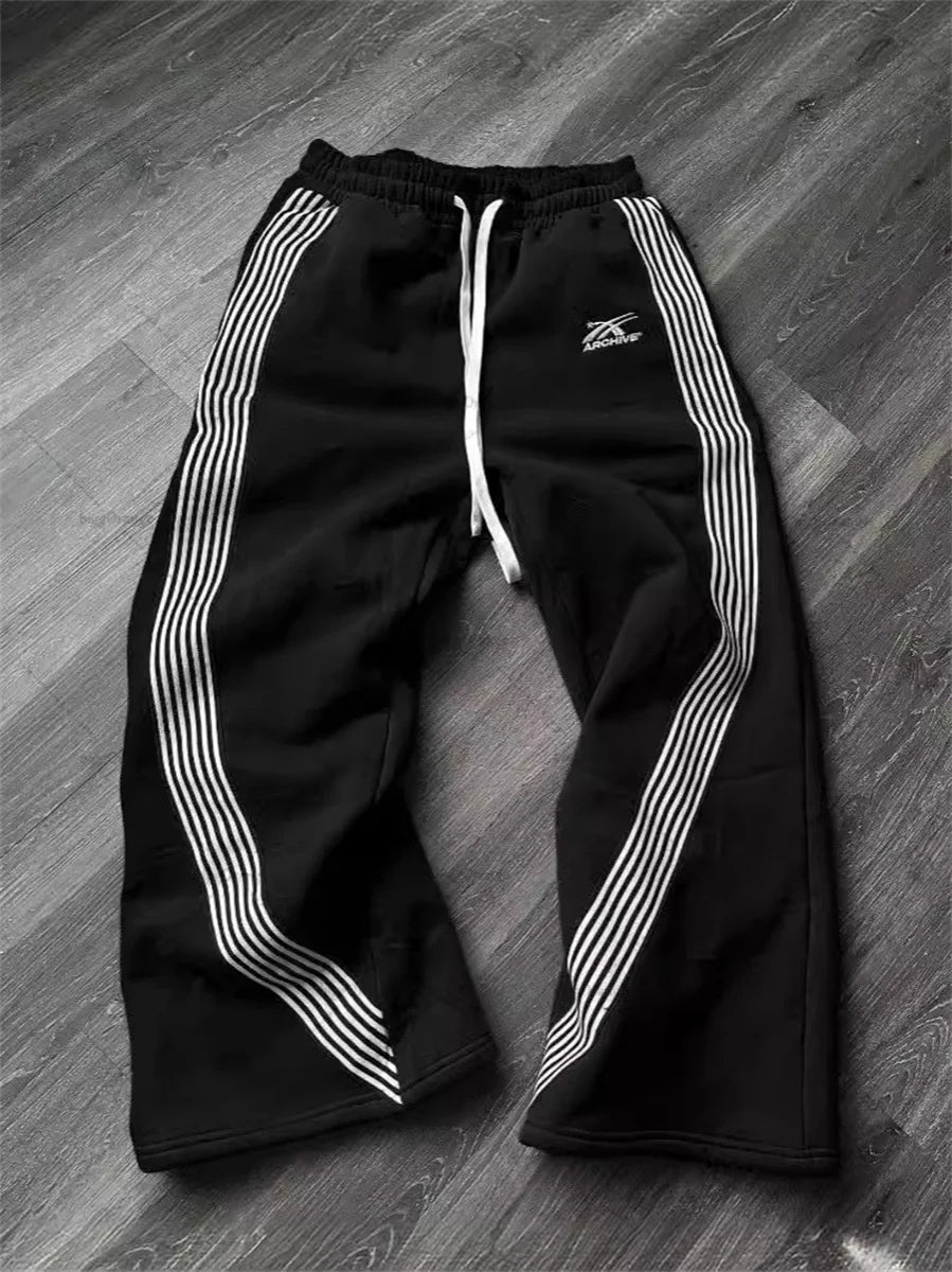 Camouflage Casual Pants Y2k Embroidered Camo Functional Tactical Functional Men's Women's Premium Jogging Drawstring Sweatpants - PrimeNest