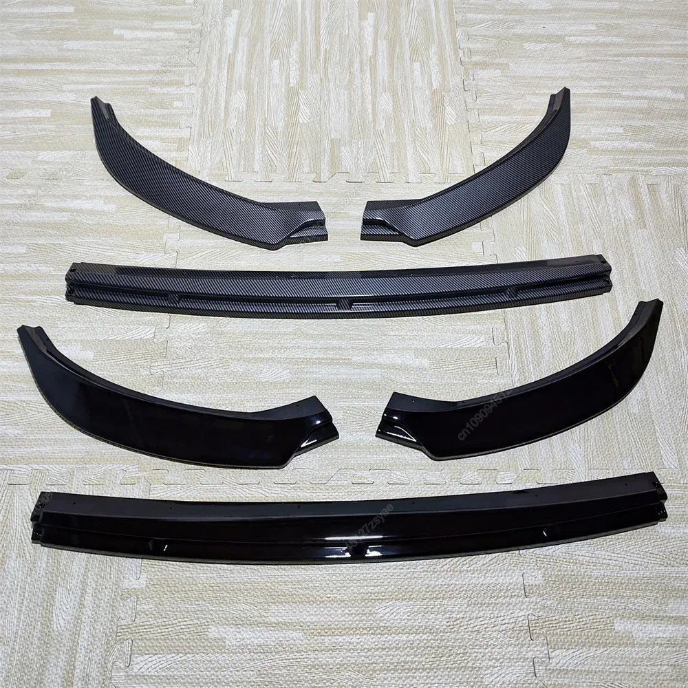 Car Front Bumper Lip Diffuser Splitter For Seat Ibiza MK5 Standard/FR 2017-2024+ Canard Spoiler ABS Gloss Black Body Kit Tuning - PrimeNest