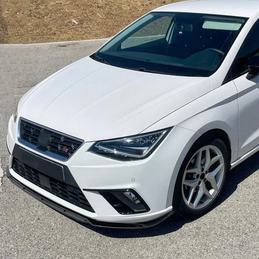 Car Front Bumper Lip Diffuser Splitter For Seat Ibiza MK5 Standard/FR 2017-2024+ Canard Spoiler ABS Gloss Black Body Kit Tuning - PrimeNest