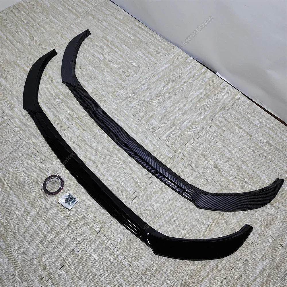 Car Front Bumper Lip Diffuser Splitter For Seat Ibiza MK5 Standard/FR 2017-2024+ Canard Spoiler ABS Gloss Black Body Kit Tuning - PrimeNest