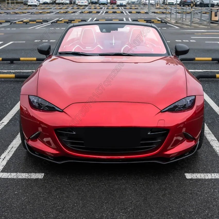 Car Front Bumper Spoiler Lip For Mazda MX-5 MX5 Miata ND 2-Door 2016-2025 Bumper Splitter Exterior Accessories Protector Kits - PrimeNest