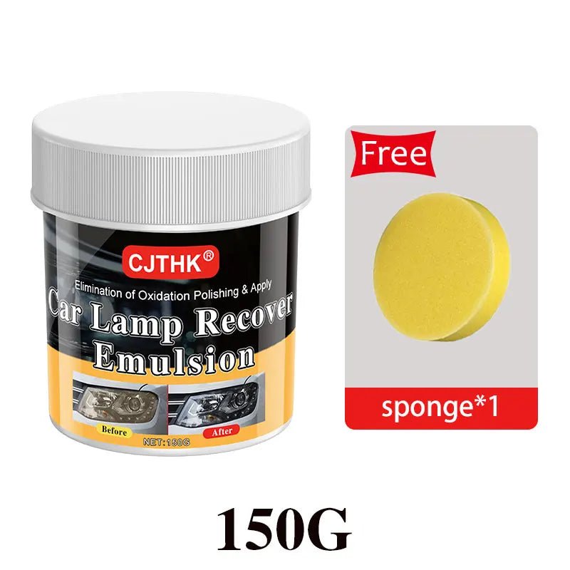 Car Headlight Restoration Polishing Kit - Scratch Remover and Oxidation Cleaning Repair Paste, Used for Polishing Car Headlights, Restoring Bright Shine - PrimeNest
