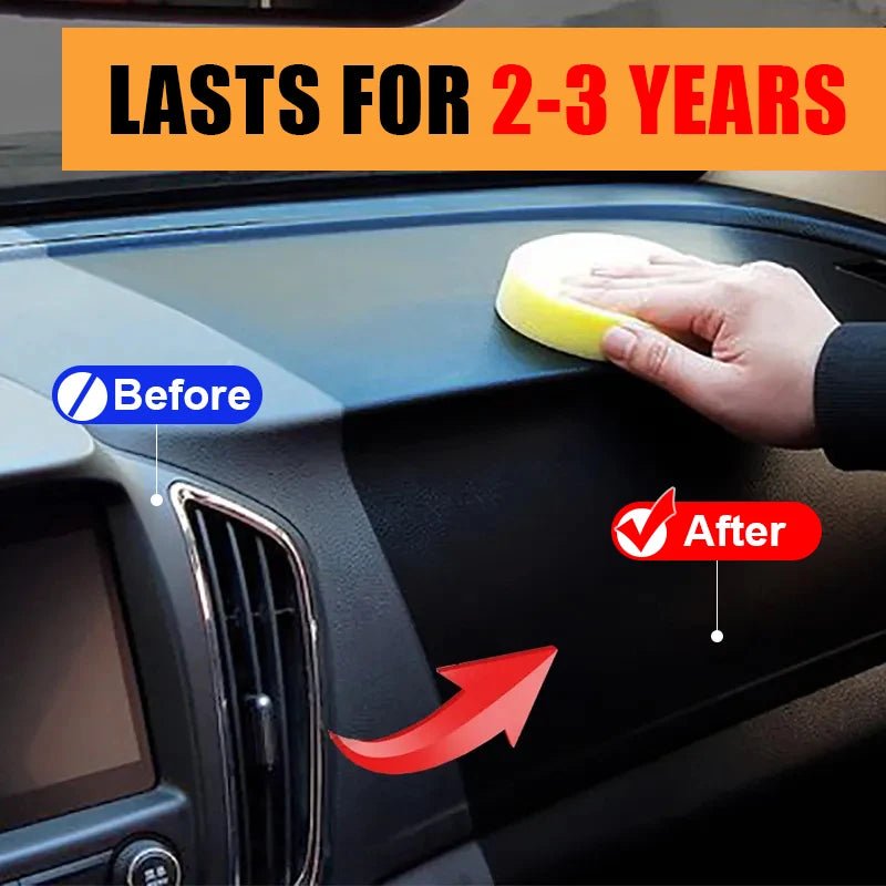 Car Plastic Restorer Back To Black Gloss Auto Interior Leather & Panel Renewal Wax Coating Agent Auto Polish And Repair Coating - PrimeNest