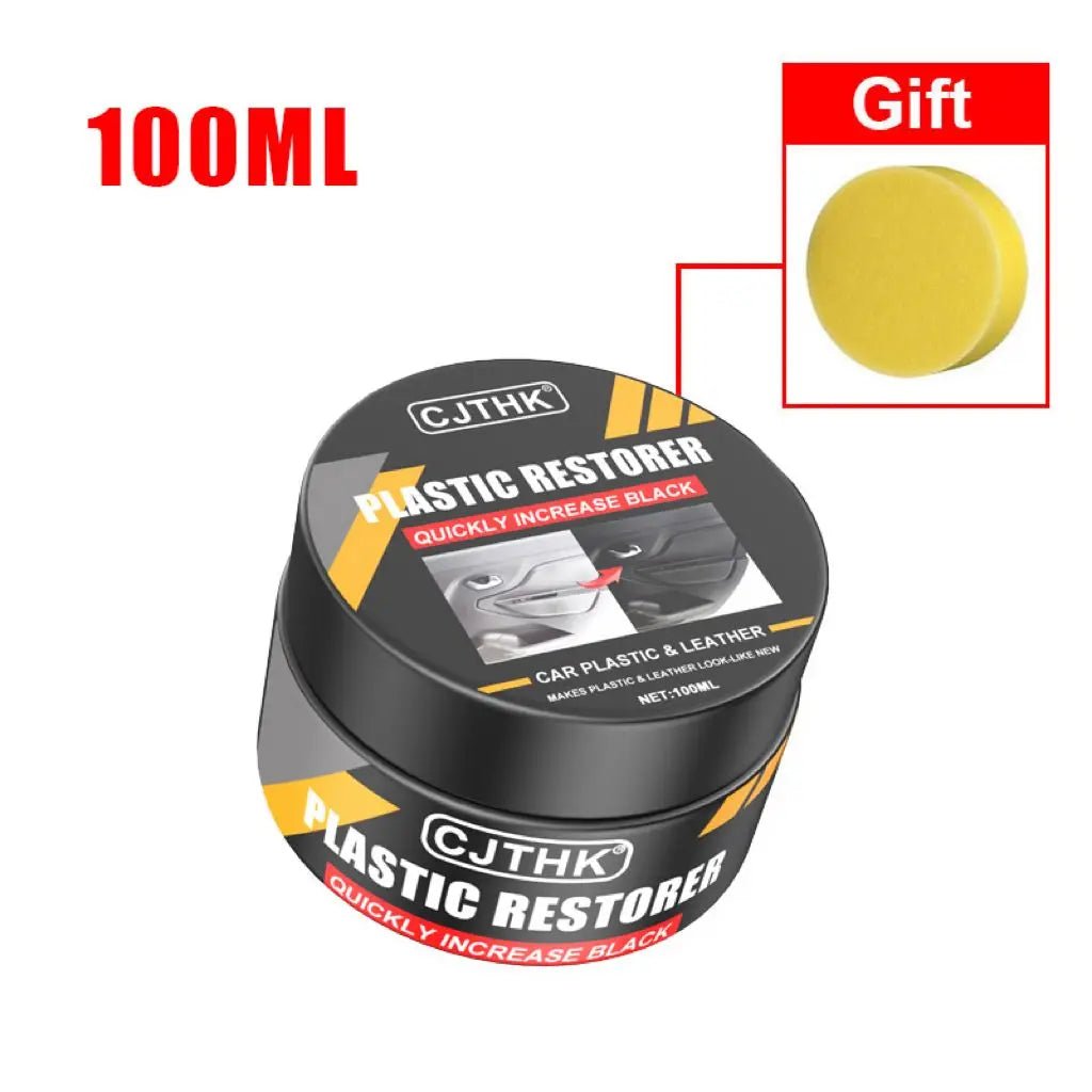 Car Plastic Restorer Back To Black Gloss Auto Interior Leather & Panel Renewal Wax Coating Agent Auto Polish And Repair Coating - PrimeNest