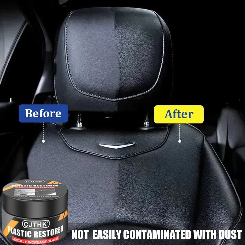 Car Plastic Restorer Back To Black Gloss Auto Interior Leather & Panel Renewal Wax Coating Agent Auto Polish And Repair Coating - PrimeNest