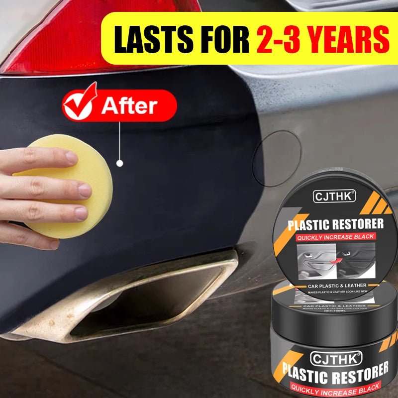 Car Plastic Restorer Back To Black Gloss Auto Interior Leather & Panel Renewal Wax Coating Agent Auto Polish And Repair Coating - PrimeNest