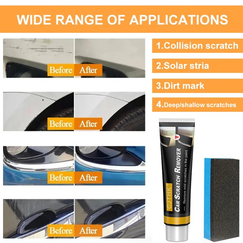 Car Scratch Remover Paint Care Tools Auto Swirl Remover Scratches Repair Polishing Auto Body Grinding Compound Anti Scratch Wax - PrimeNest