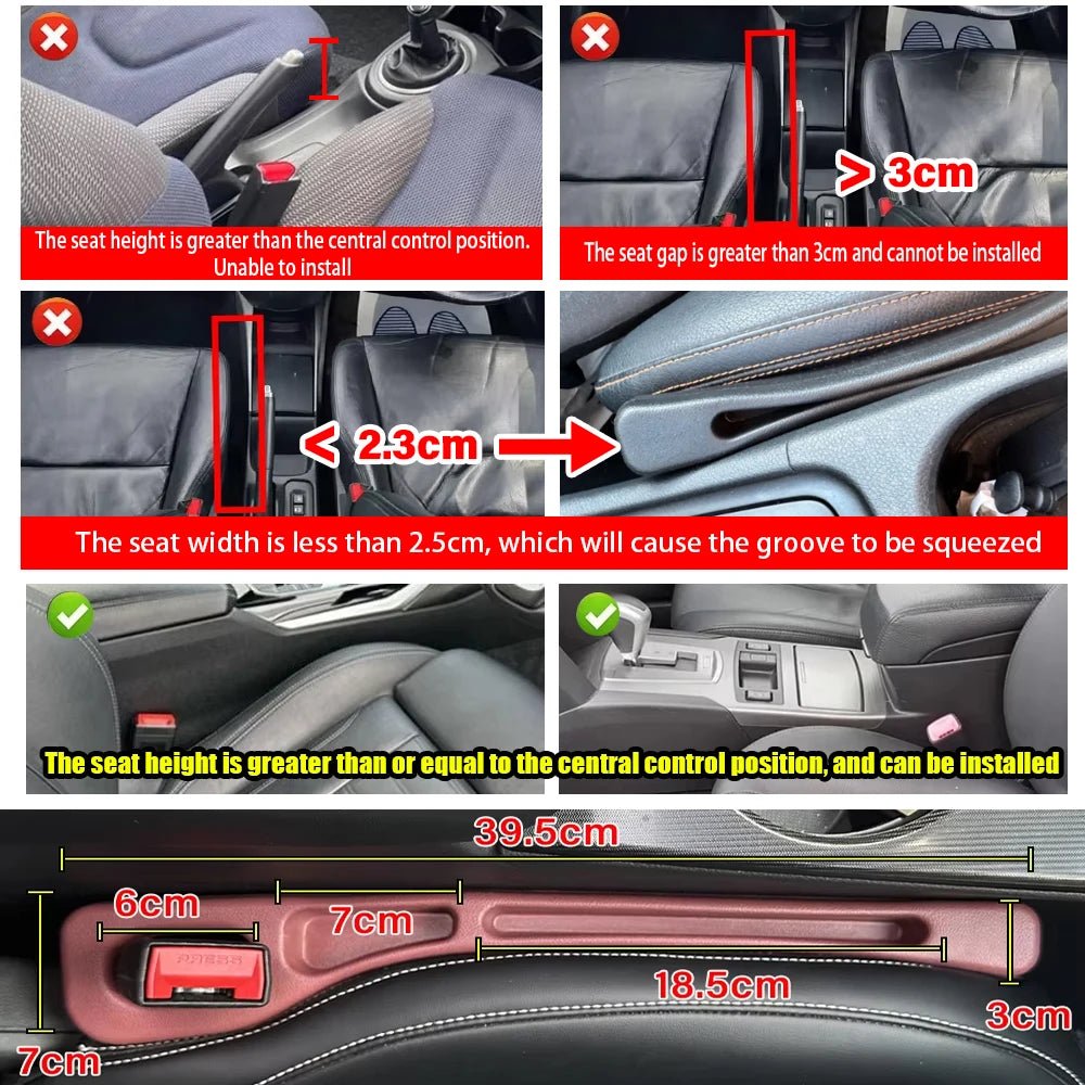 Car Seat Gap Filler Side Seam Plug Strip Leak-proof Filling Strip For All Car Model Wallet Phone Holder Car Accessories - PrimeNest