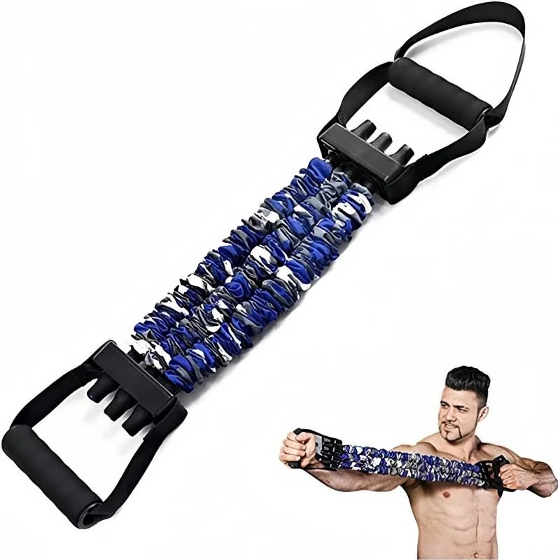 Chest Expander Resistance Band Elastic Pull Rope Strength Trainer Home Gym Fitness Equipment Adjustable Dumbbell Chest Developer - PrimeNest