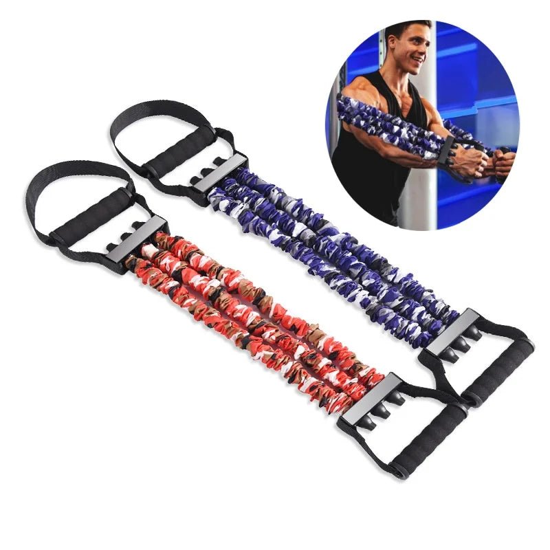 Chest Expander Resistance Band Elastic Pull Rope Strength Trainer Home Gym Fitness Equipment Adjustable Dumbbell Chest Developer - PrimeNest