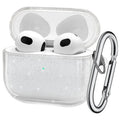 Clearance_Bling Glitter Soft TPU Earphone Case for Airpods 4 2024 Pro 2 2nd Generation Air Pods 3 1 3rd Gen Cover with Keychain - PrimeNest