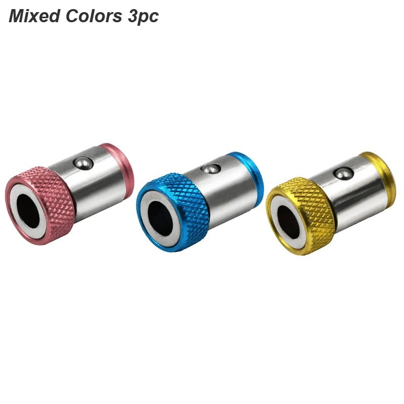 Clearance_Magnetic Ring Cross Phillips Screwdriver Bit Holder 6.35mm 1/4 Universal Alloy Anti-corrosion Strong Magnetizer Power - PrimeNest