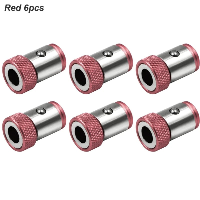 Clearance_Magnetic Ring Cross Phillips Screwdriver Bit Holder 6.35mm 1/4 Universal Alloy Anti-corrosion Strong Magnetizer Power - PrimeNest