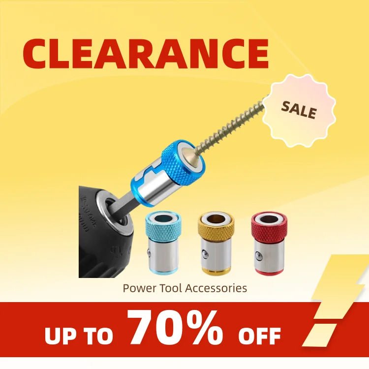 Clearance_Magnetic Ring Cross Phillips Screwdriver Bit Holder 6.35mm 1/4 Universal Alloy Anti-corrosion Strong Magnetizer Power - PrimeNest