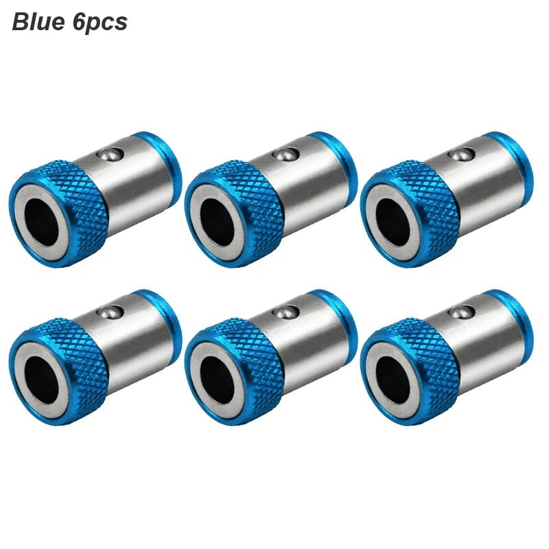 Clearance_Magnetic Ring Cross Phillips Screwdriver Bit Holder 6.35mm 1/4 Universal Alloy Anti-corrosion Strong Magnetizer Power - PrimeNest