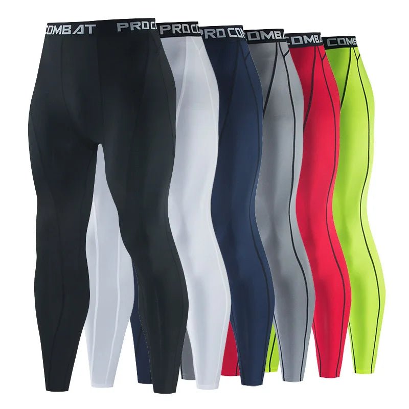 Compression Sports Pants Running Leggings Men Sportswear Quick Dry Gym Fitness Tights Workout Training Jogging Sports Trousers - PrimeNest