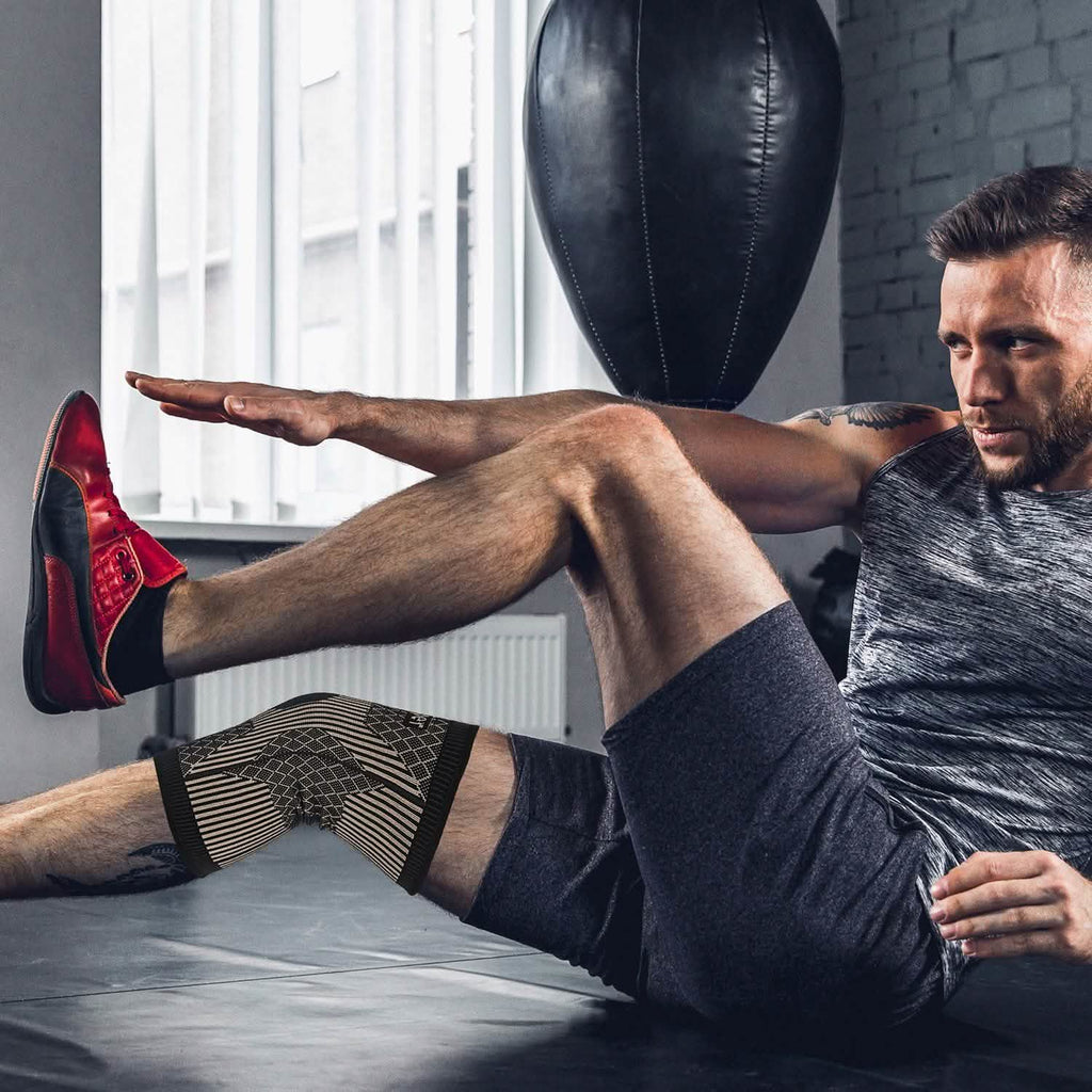Copper Breathable Recovery Knee Support Brace Sleeve - PrimeNest