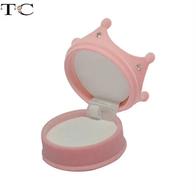 Creative Velvet Jewelry Box Mini Container Ring Box Earrings Rings Storage Box Small Accessories Display Gift Box - PrimeNest