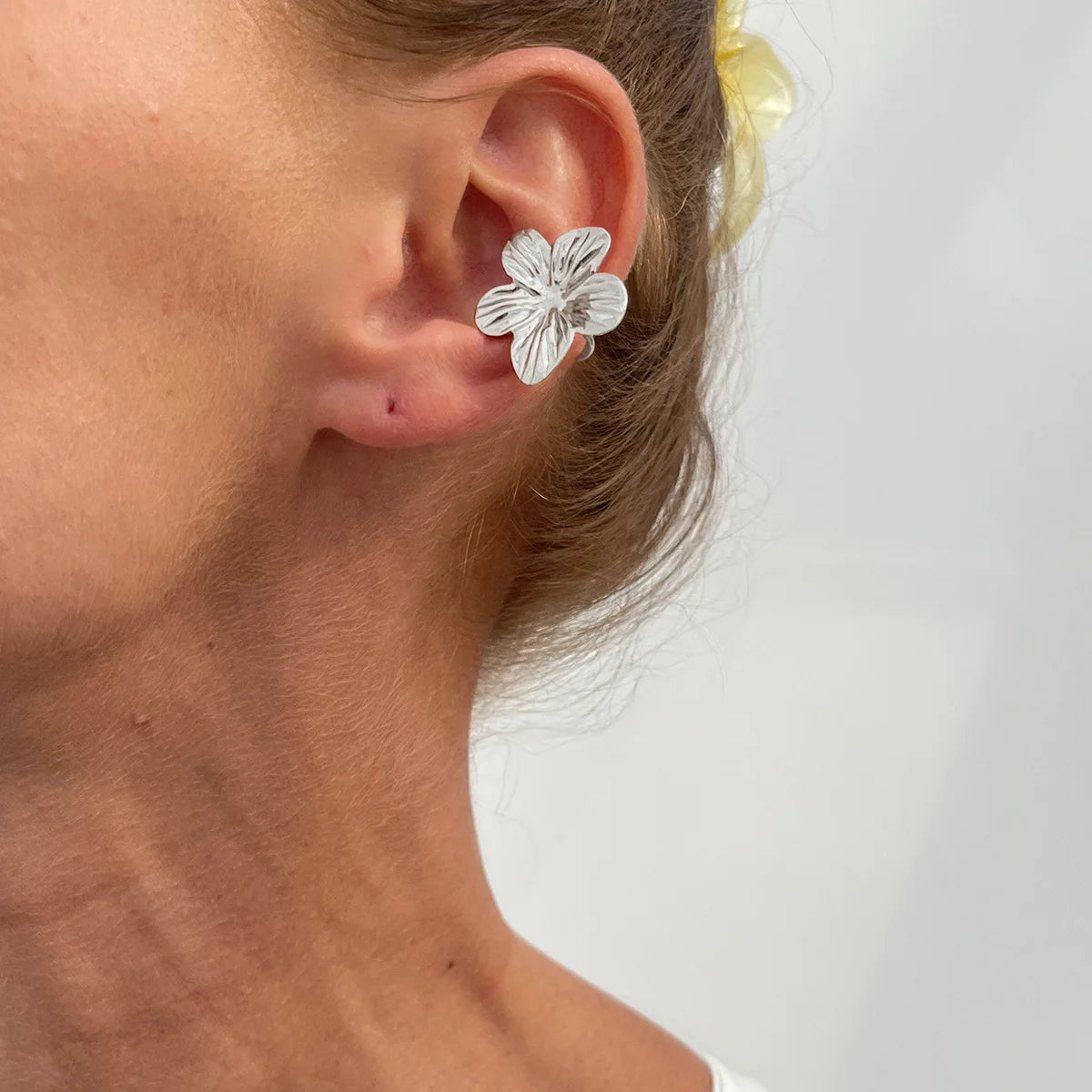 LATS Starfish Shell Flower Clip Earrings for Women Gold/Silver Color Non-Piercing Ear Cuff Daily Jewelry Accessories Party Gift