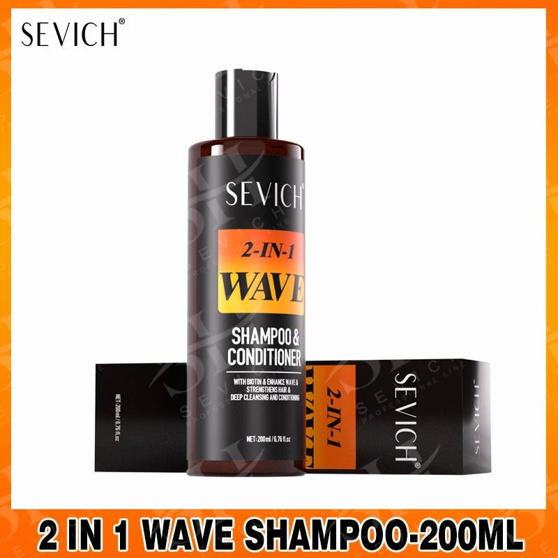 Deep Wave Control Pomade 360 Biotin Sport Strong Hold Wave Hair Gel With Brush Wavy Hair Oil Shampoo Conditioner Styling Care - PrimeNest