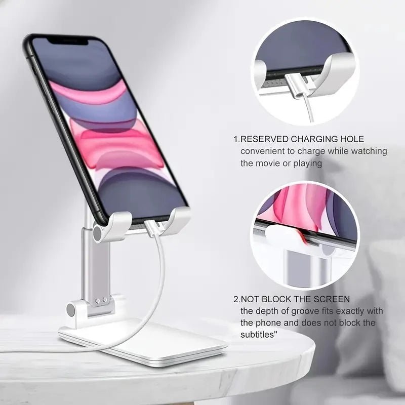 Desk Mobile Phone Holder Stand For IPhone IPad Xiaomi Adjustable Desktop Tablet Holder Universal Table Cell Phone Stand - PrimeNest