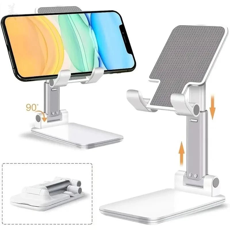 Desk Mobile Phone Holder Stand For IPhone IPad Xiaomi Adjustable Desktop Tablet Holder Universal Table Cell Phone Stand - PrimeNest