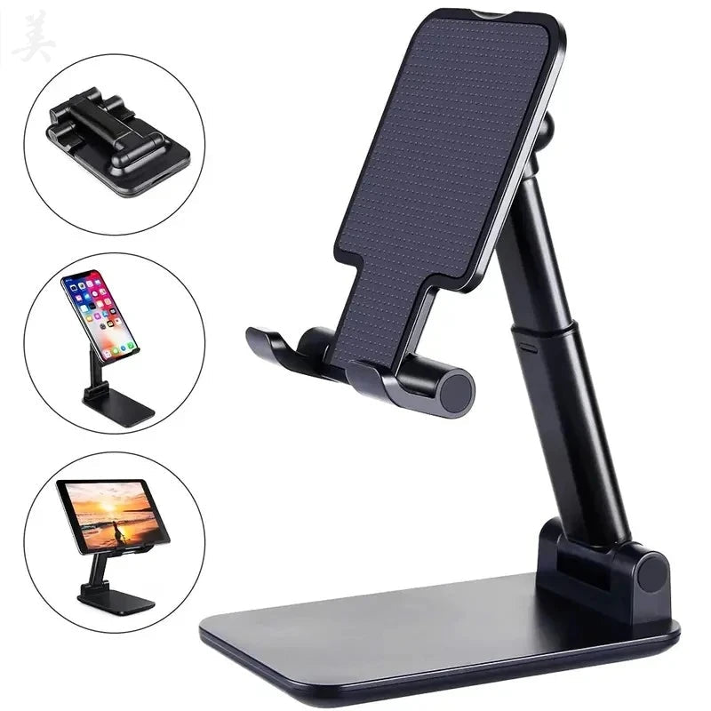 Desk Mobile Phone Holder Stand For IPhone IPad Xiaomi Adjustable Desktop Tablet Holder Universal Table Cell Phone Stand - PrimeNest
