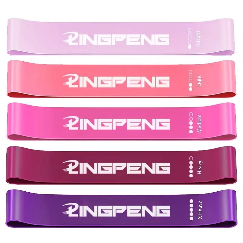 Different Resistance Bands Yoga Band Fitness Exercise Training Hip Tension Band Leg Squat Dance Elastic Loop Stretch Band - PrimeNest