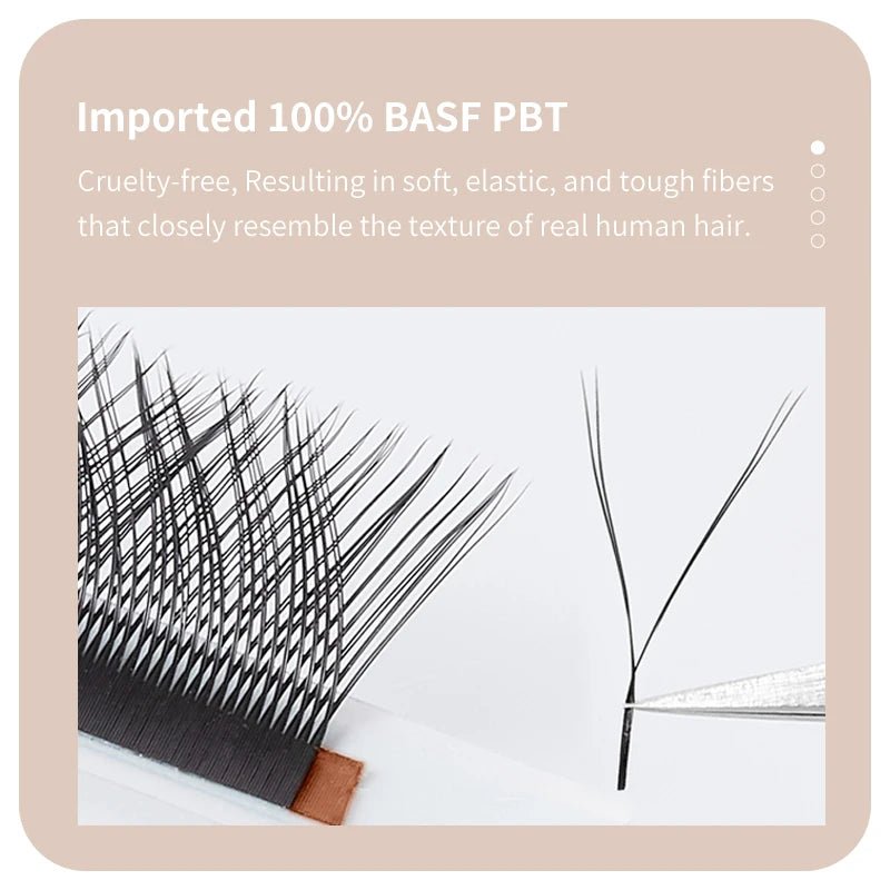 DIYDAY YY Shaped Eyelash Extension C D Curl Faux Mink Lashes Wholesale YY Shape False Eyelashes for Eye Makeup Beauty - PrimeNest