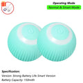 Dog Cat Interactive Ball Toy Automatic Rolling Ball Faux Tail Rechargeable Smart Pet Electric Toy Dog Cat Training Imitate Mouse