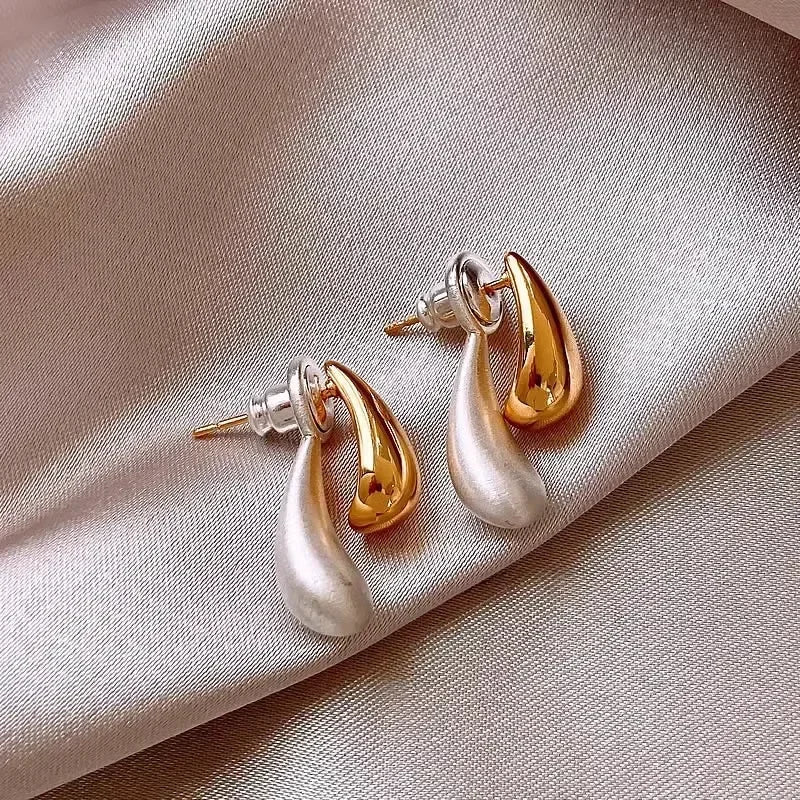 Exaggeration Ocean Style Shell Texture Stud Earrings for Women Trendy Accessories Personalization Jewelry Earrings Daily Wear - PrimeNest
