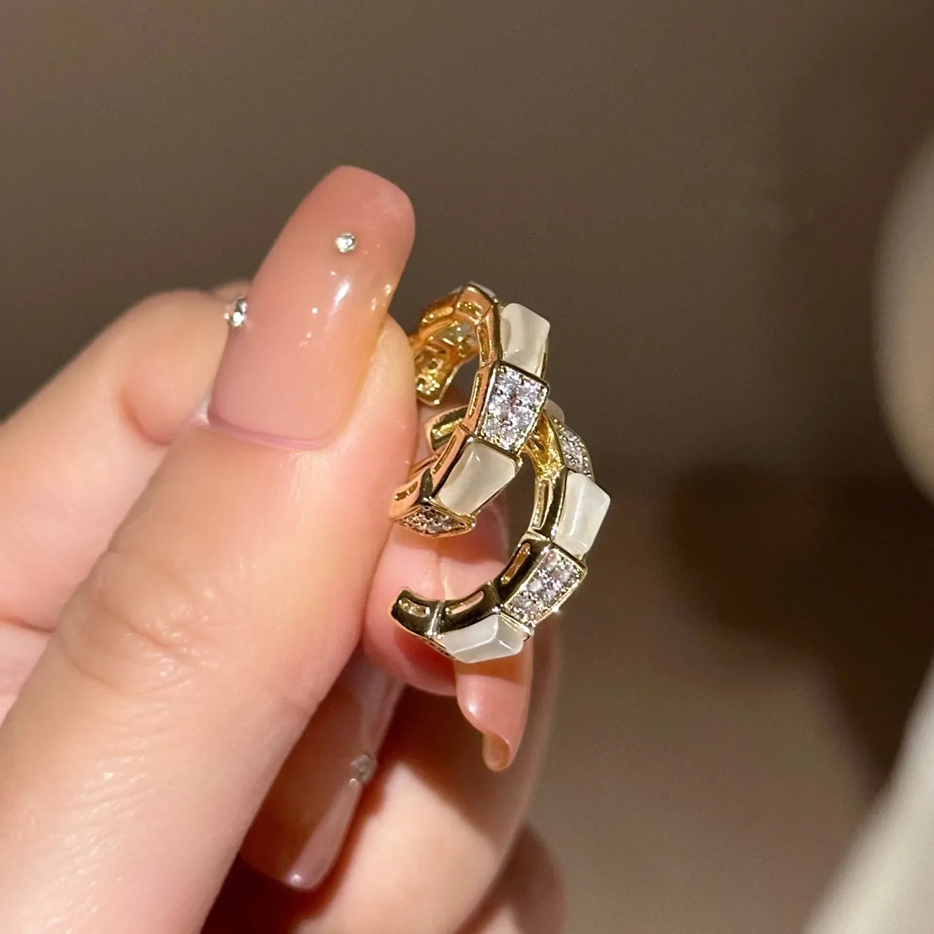 Exaggeration Ocean Style Shell Texture Stud Earrings for Women Trendy Accessories Personalization Jewelry Earrings Daily Wear - PrimeNest
