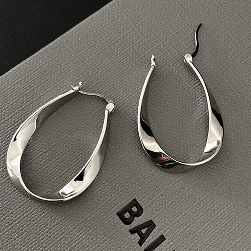 Exaggeration Ocean Style Shell Texture Stud Earrings for Women Trendy Accessories Personalization Jewelry Earrings Daily Wear - PrimeNest