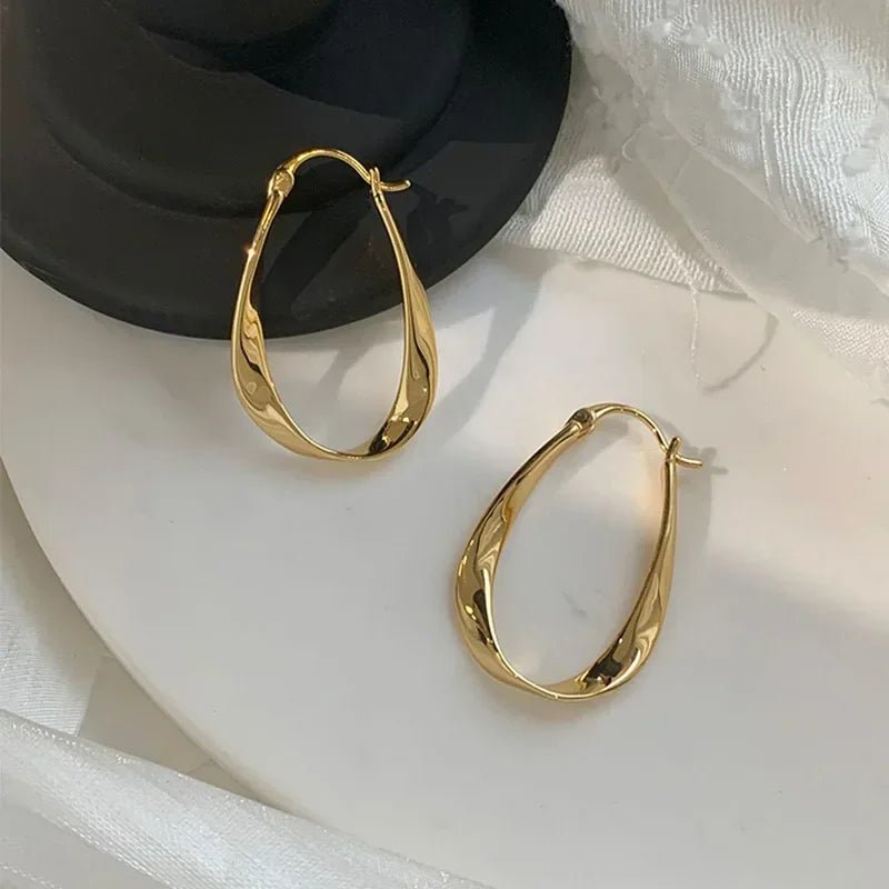Exaggeration Ocean Style Shell Texture Stud Earrings for Women Trendy Accessories Personalization Jewelry Earrings Daily Wear - PrimeNest