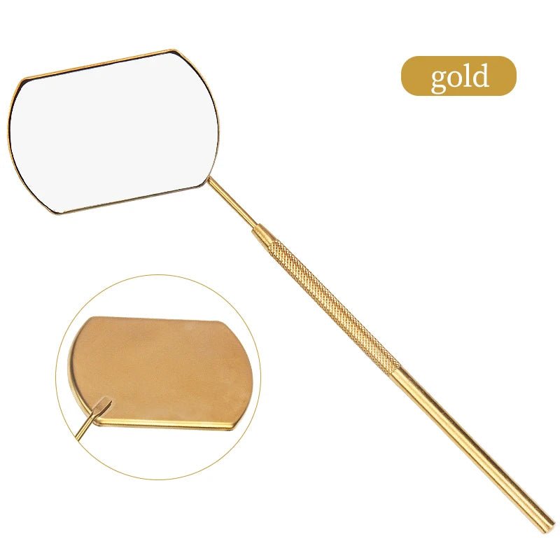 Eyelash Mirror Grafting Lash Magnifying Beauty Long Handle For Checking False Lashes Extension Makeup Tools Mirror Supplier - PrimeNest