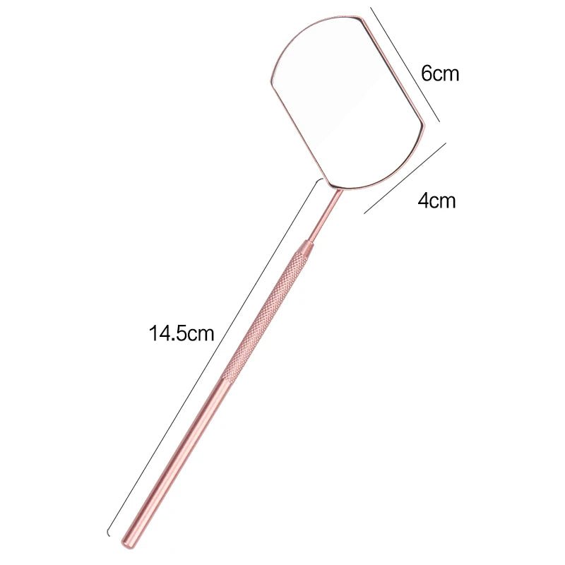 Eyelash Mirror Grafting Lash Magnifying Beauty Long Handle For Checking False Lashes Extension Makeup Tools Mirror Supplier - PrimeNest