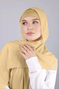 Hot Selling Chiffon Hijab with a Matching Cotton Inner for Women Hijab Shawl Underscarf