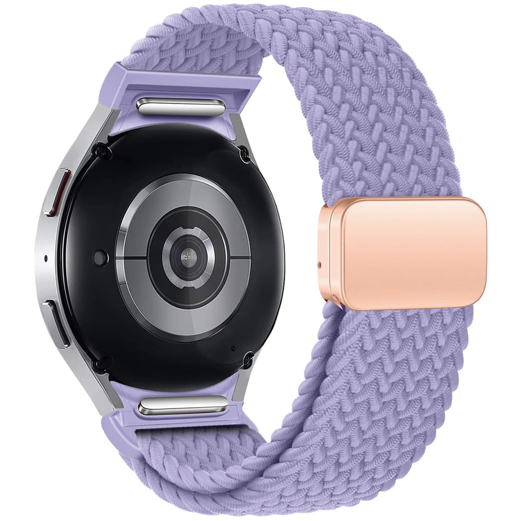 No Gaps Braided Band For Samsung Galaxy Watch 7 6 5 4 44mm 40mm/5 pro magnetic bracelet Galaxy watch6 watch4 classic 47 43 strap