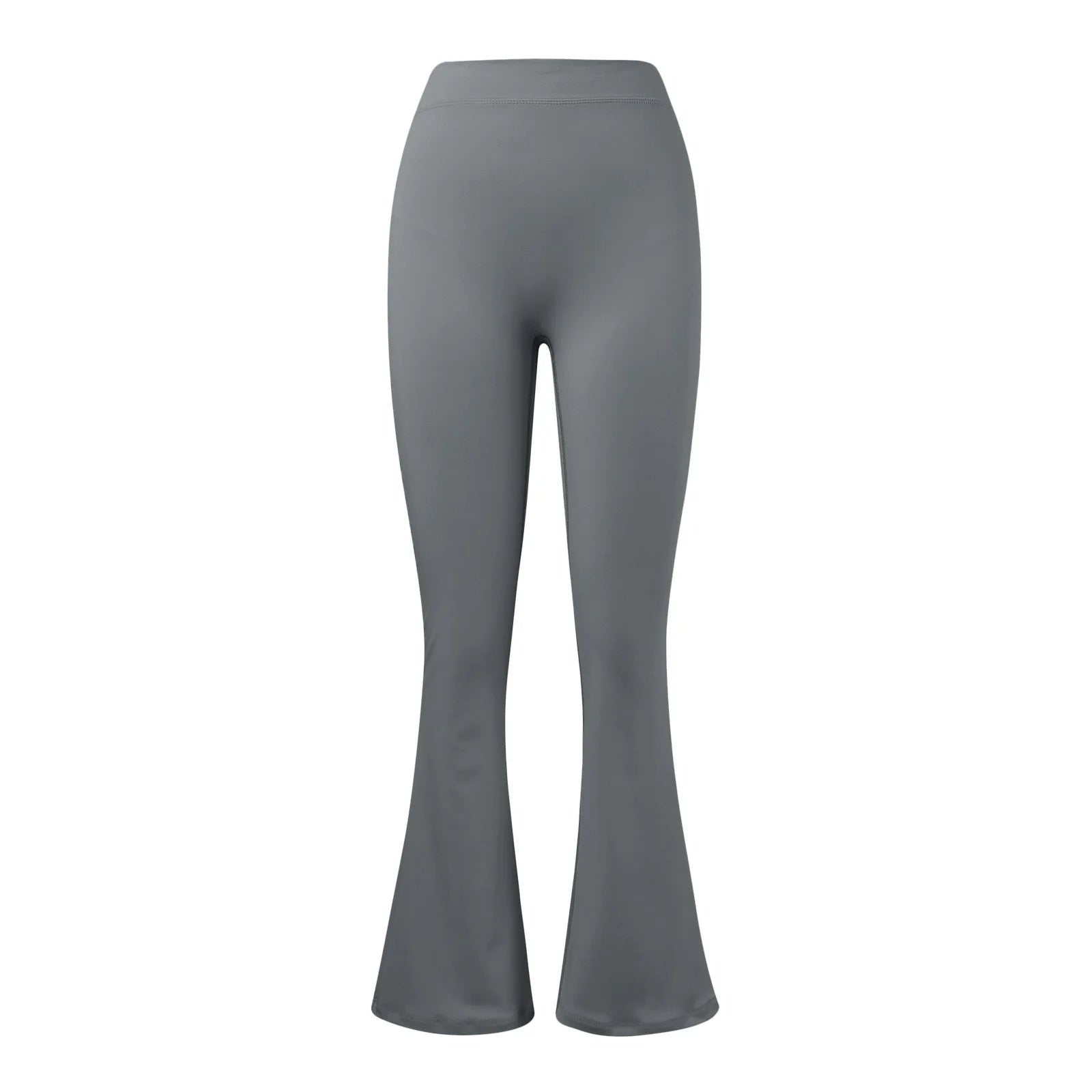 Fashion Micro Horn Leggings Women V-back Waist Sports Pants High Waist Push Up Butt Gym Pants Solid Slim Casual Leggings - PrimeNest