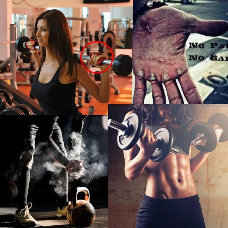 Fitness Men Women Gloves Gym Weightlifting Half Finger Wrist-Protecting Gloves Training Dumbbells Anti-Callus Anti Slip Gloves - PrimeNest