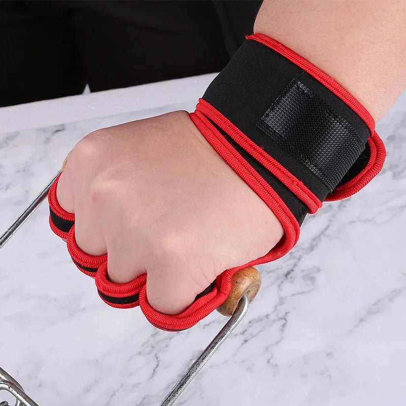 Fitness Men Women Gloves Gym Weightlifting Half Finger Wrist-Protecting Gloves Training Dumbbells Anti-Callus Anti Slip Gloves - PrimeNest