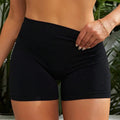Fitness Shorts Female Tight Cycling Yoga Breathable Sports Pants High Waist - PrimeNest