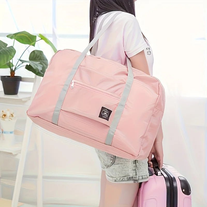 Foldable Travel Duffel Bag for Airlines Carry on Bag for Women and Girls Lightweight Large Capacity Sports Weekend Trip Overnigh - PrimeNest