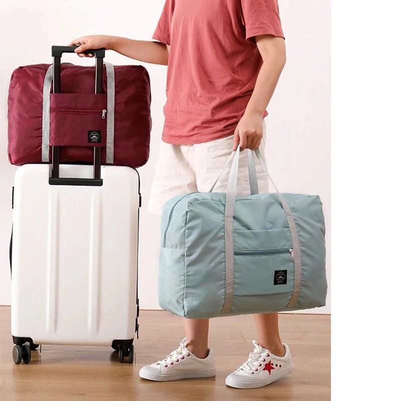 Foldable Travel Duffel Bag for Airlines Carry on Bag for Women and Girls Lightweight Large Capacity Sports Weekend Trip Overnigh - PrimeNest