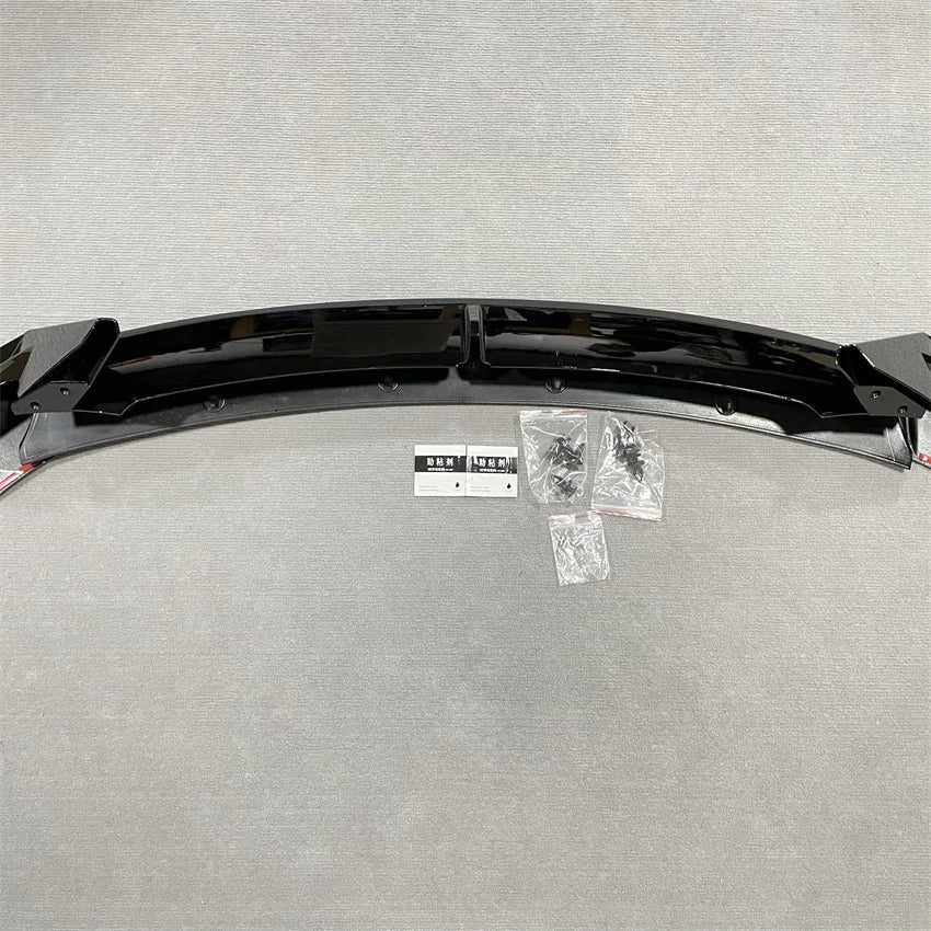 For Tesla Model 3 2017-2022 Gloss Black Front Bumper Lip Chin Diffuser Body Kit Spoiler Deflector Tuning Accessories Modified - PrimeNest